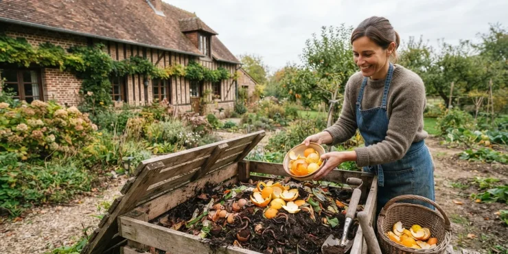 composter epluchures agrumes