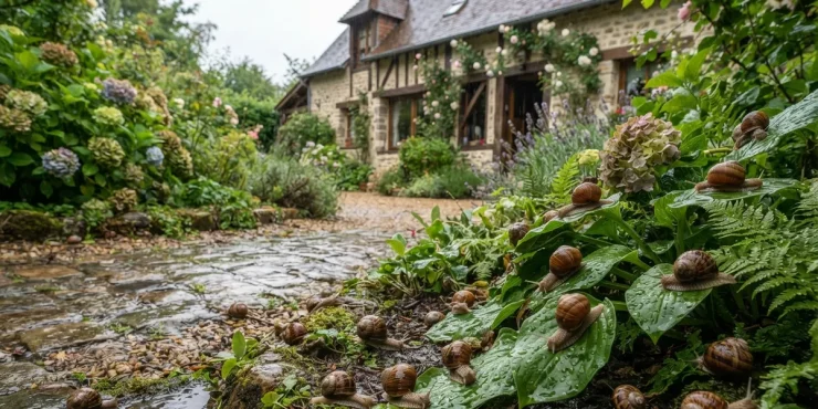 escargots sortent ils apres pluie