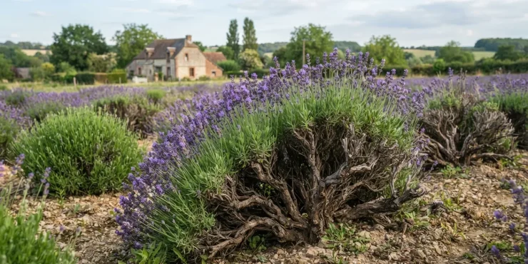 lavandes deviennent elles ligneuses