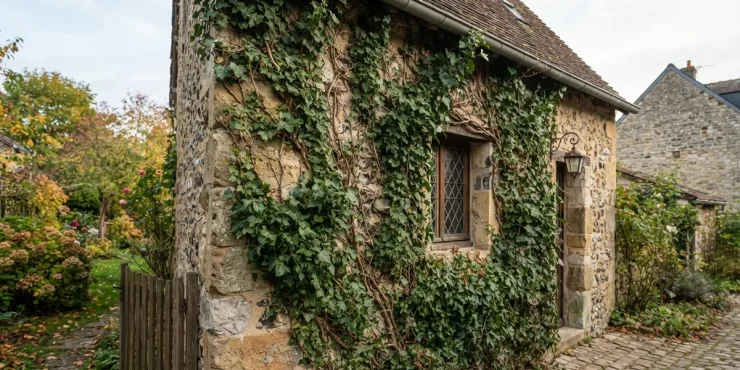 lierre accroche murs