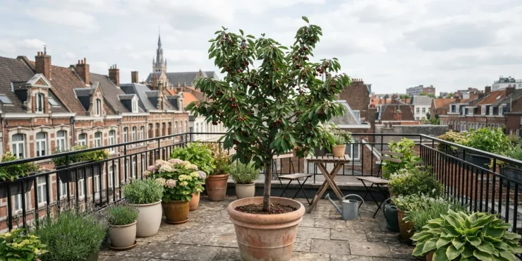 planter arbre fruitier pot terrasse